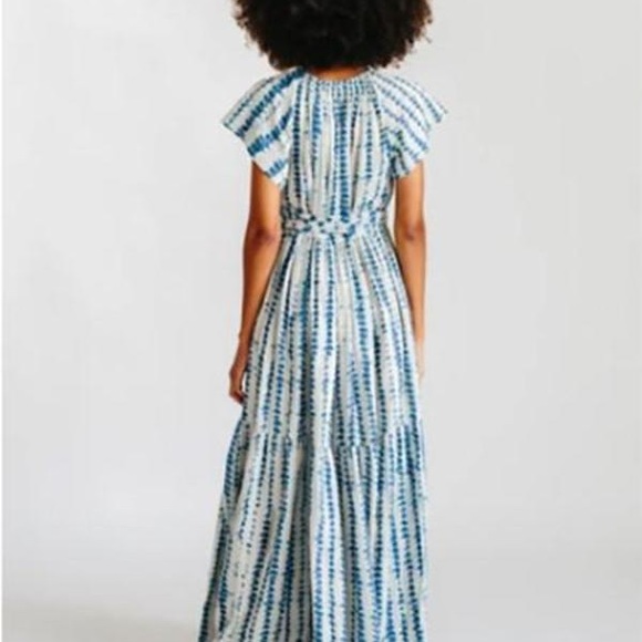 Free People Vienna Maxi Dress in Indigo Stripe from Mirth Caftans - Picture 6 of 10